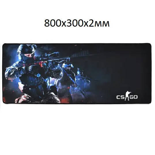 

Коврик для мыши большой 80х30см Counter-terrorists CT CS GO