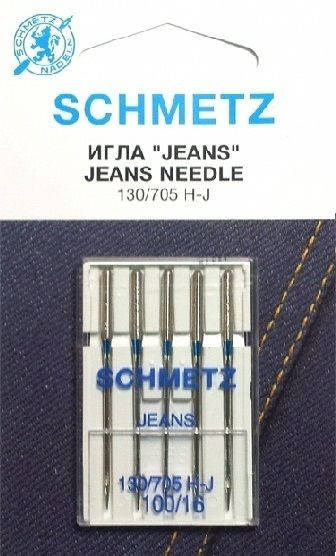 

ИГЛЫ JEANS №100 (5 ШТ.) Schmetz