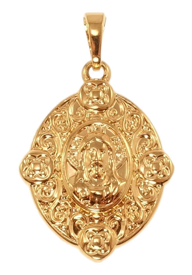 

Кулон Xuping Позолота 18K "Фигурная Ладанка Господь Вседержитель"
