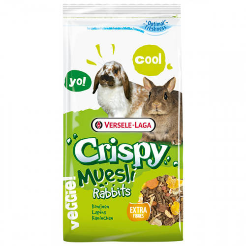 

Versele-Laga Crispy Muesli Rabbits Cuni зерновая смесь корм для карликовых кроликов 1кг