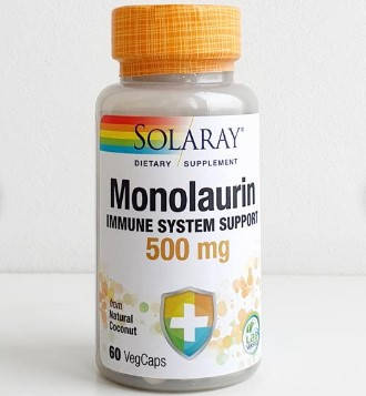 

Монолаурин для иммунитета Solaray Monolaurin 500 mg (immune system support) 60 капсул