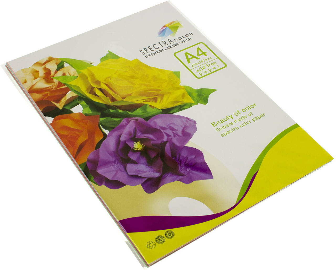 

Папір кольор. А4 80г/м паст. 5х10 Spectra Color-Rainbow Pack Light IT 82"Т"(50шт)(50)