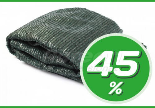 

Затеняющая сетка 45% ширина 8 м АГРИН, Зелёный