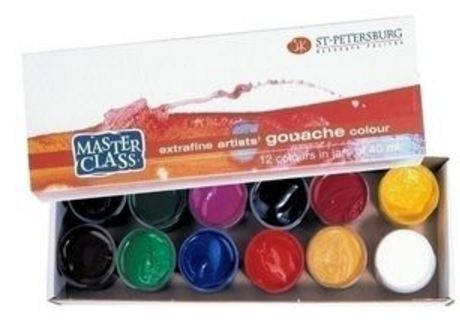 

Набор гуаши Мастер Класс 12 х 40мл 221523