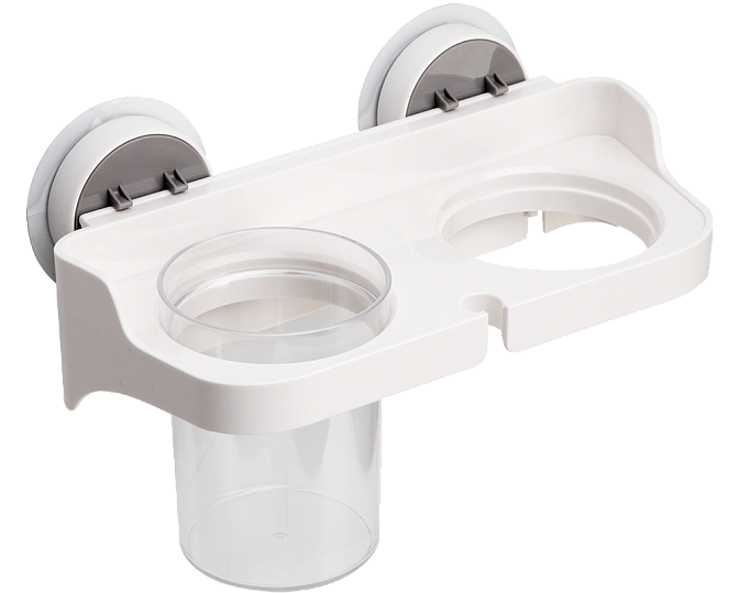 

Тримач клейкий для фену зі стаканом BP-5 БІЛИЙ, Белый