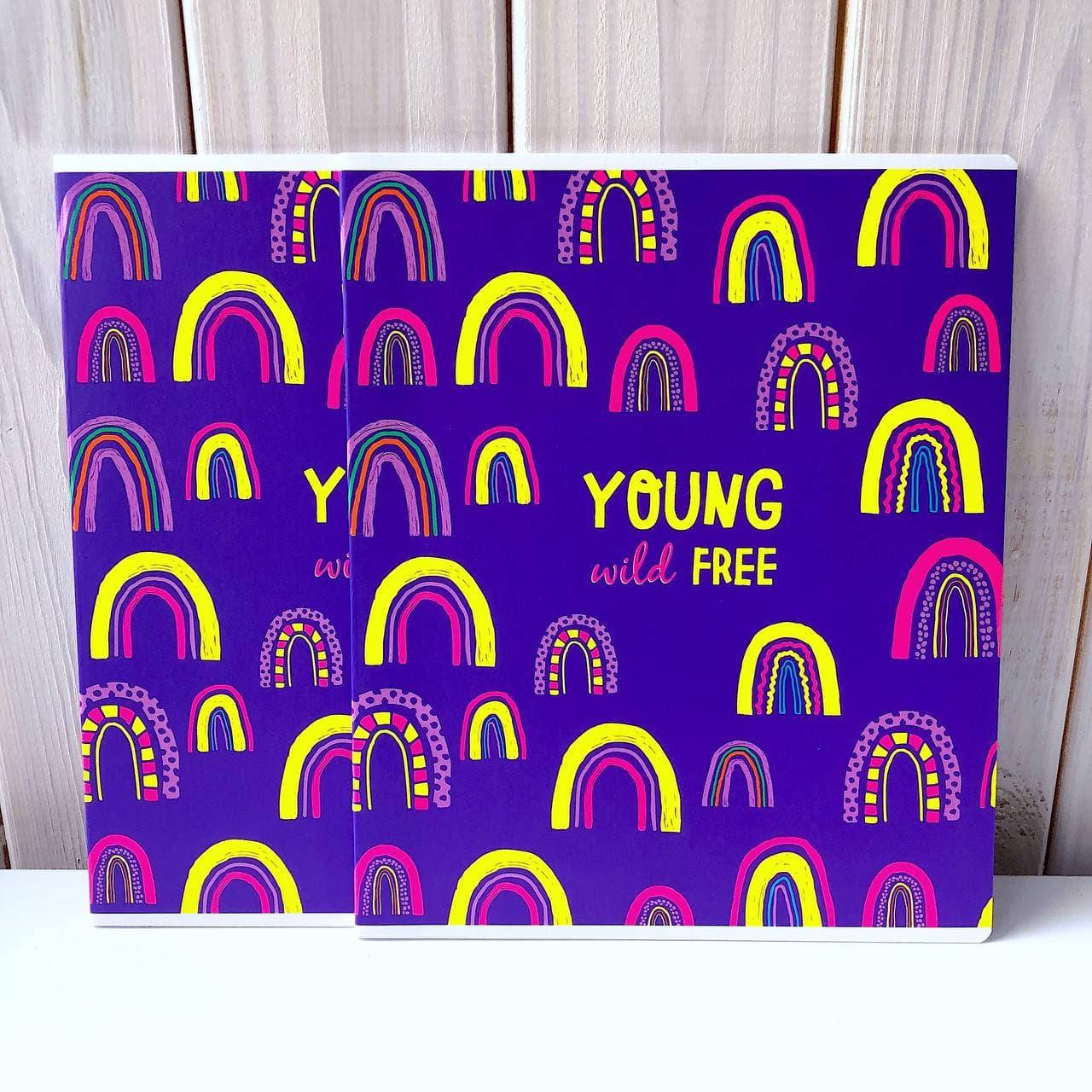 

Тетрадь в клетку 24 ст Young Wild Free