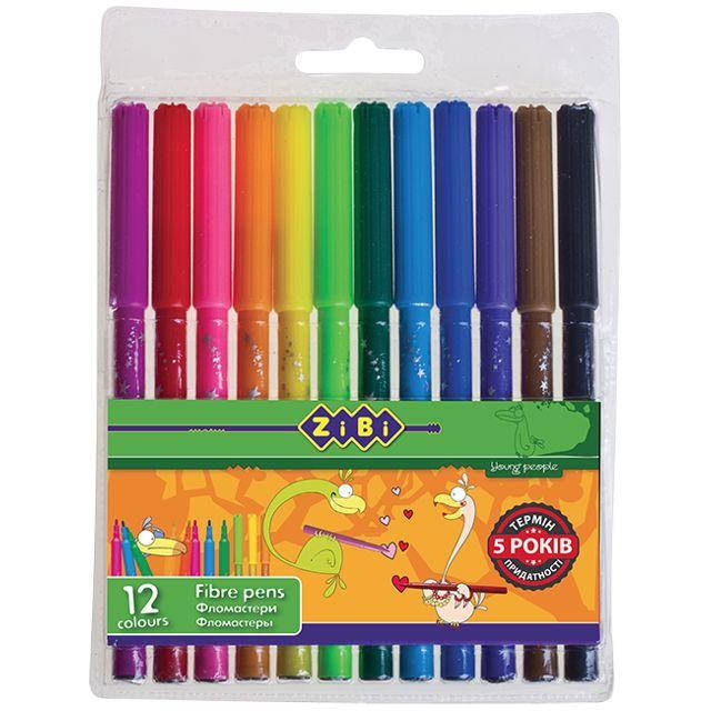 

Набор фломастеров Zibi 12шт ZB.2802