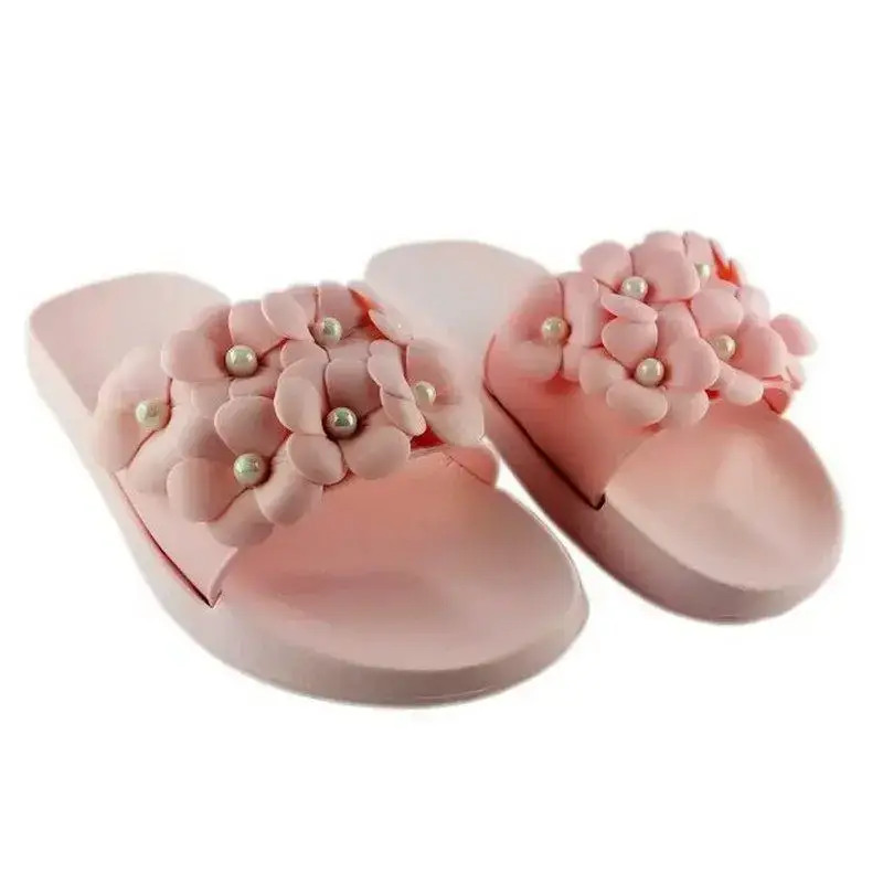 

Женские шлепанцы розовые с цветами Гипанис сланцы 38 (24,5 см)