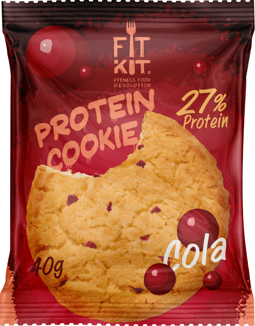 

Протеиновое печенье Fit Kit Кола (40 грамм)