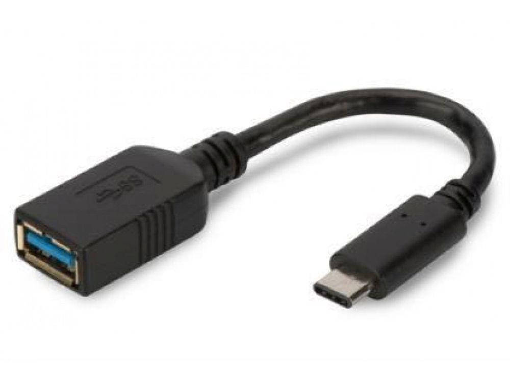

Переходник USB 3.0 > Type-C Atcom черный, OTG, (USB 3.0 (мама) - Type-C (папа)) (11310)