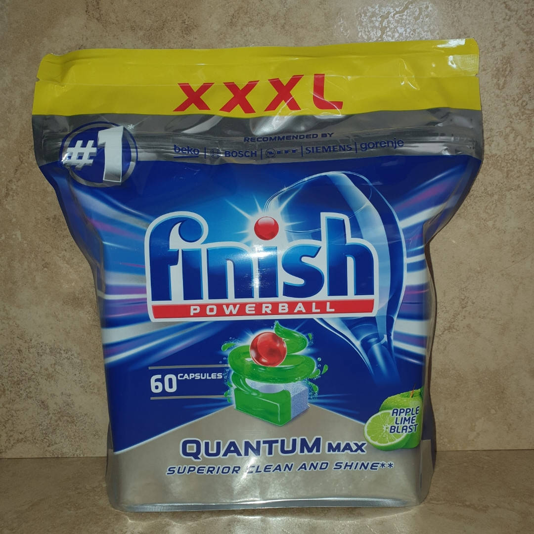 

Таблетки для посудомоечной машины FINISH Quantum Яблуко и Лайм 60 шт
