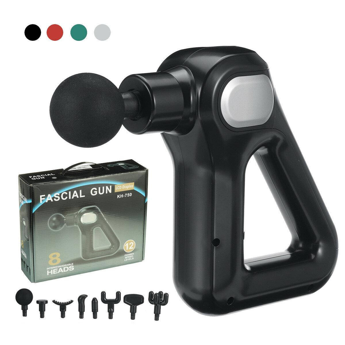 

Массажер ручной мышечный для тела Fascial Gun KH-750 Ударный массажер для тела