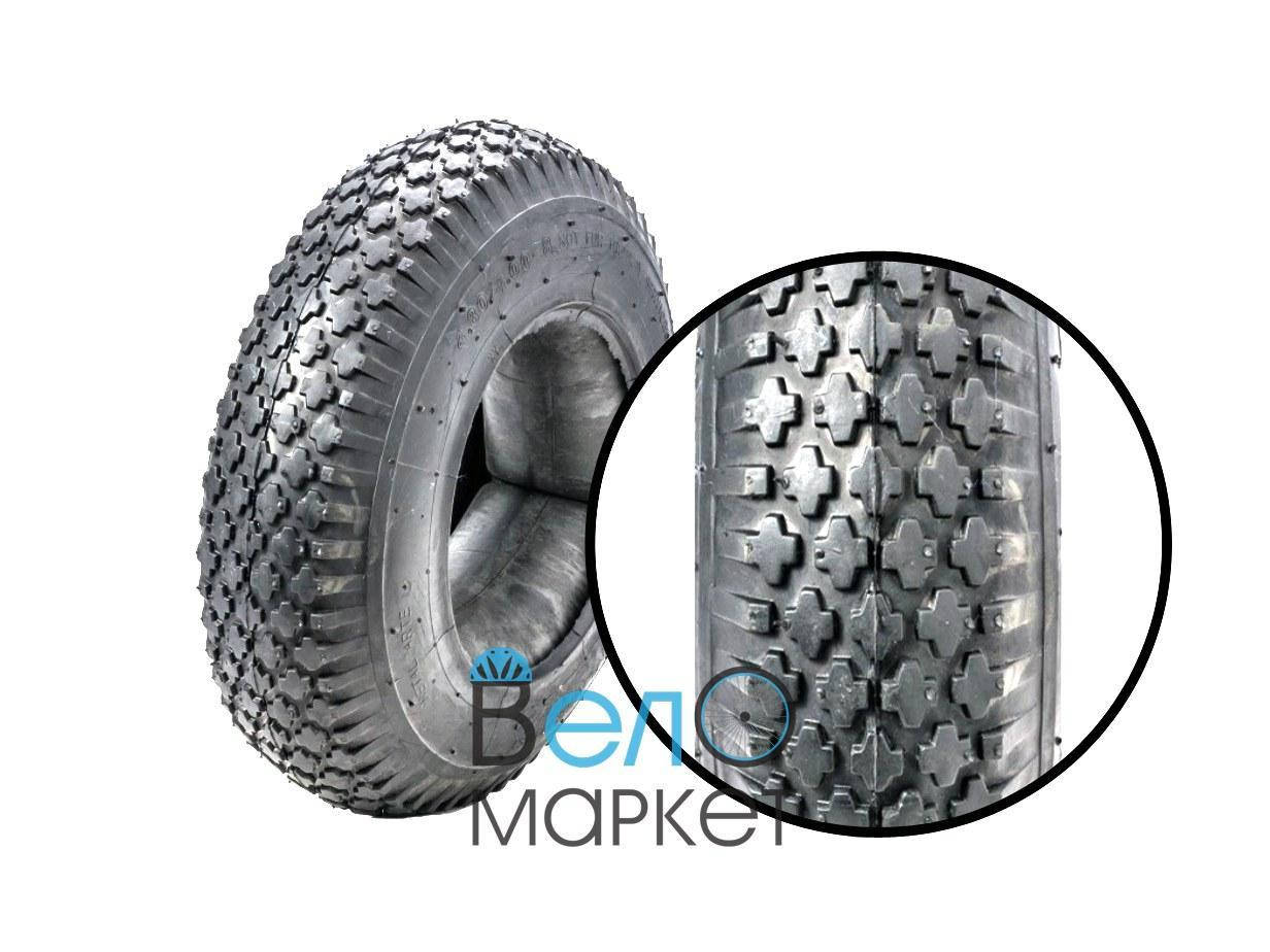 

Покрышка + камера 3.50-8" для тачек, садовой техники и другого инвентаря