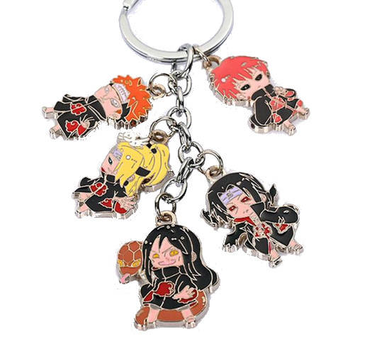 

Брелок Anime Naruto Наруто главные персонажи NA 22.43, Разные цвета