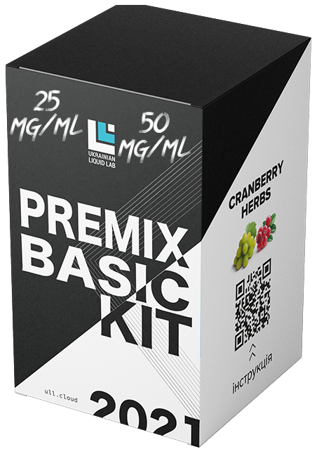 

Premix Basic Kit Cranberry Herbs Salt 30 мл. 25 мг/мл