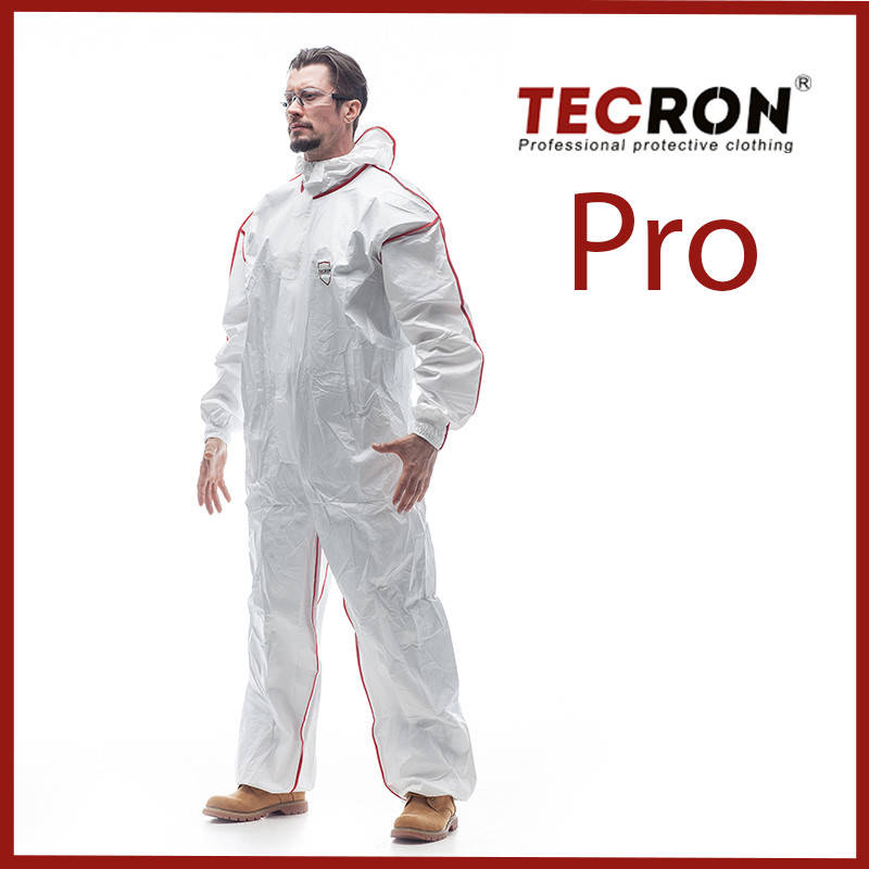 

Комбинезон защитный с капюшоном TECRON™ Pro (плотность 65 г., прошитые швы)