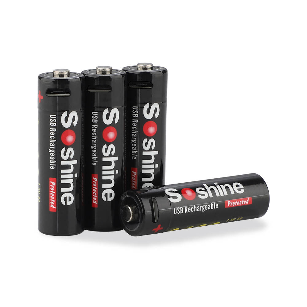 

Аккумулятор Soshine 2400AA USB Li-ion 1,5V, 2400 мАч