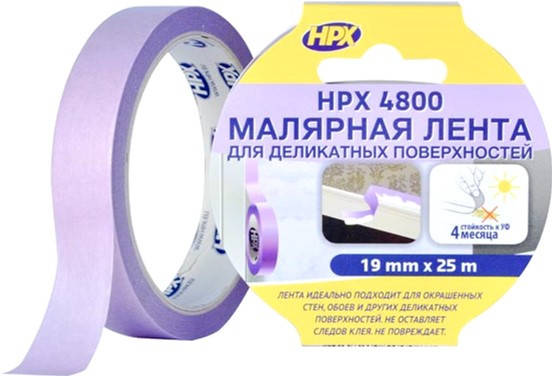 

Малярная лента HPX 4800 60С 19 мм х 25 м фиолетовая SR1925