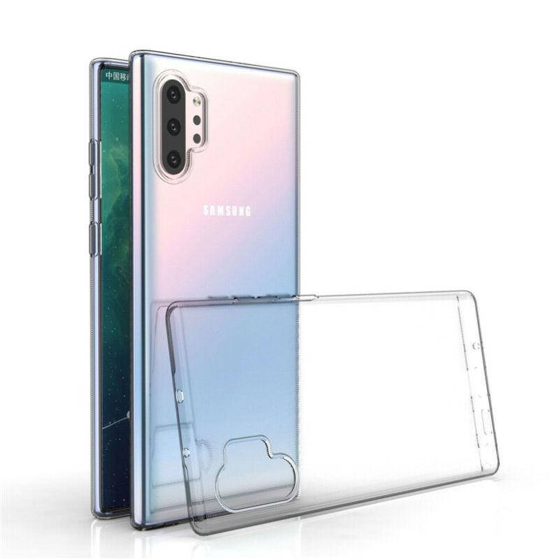

Ультратонкий 0,3 мм чехол на Samsung Galaxy Note 10 Plus прозрачный