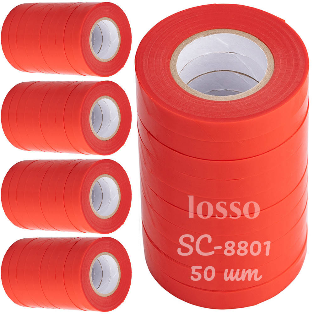 

Лента для подвязки растений LOSSO SC-8801 для тапенера, 50шт, 11мм*25м красная