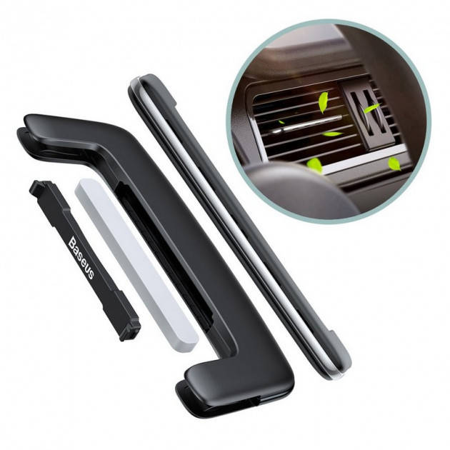 

Автомобільний ароматизатор Baseus Paddle Car Air Freshener чорний (SUXUN-BP01)