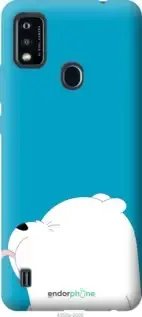

Чехол на ZTE Blade A51 Мишка 1 "4358u-2506-18101", Белый