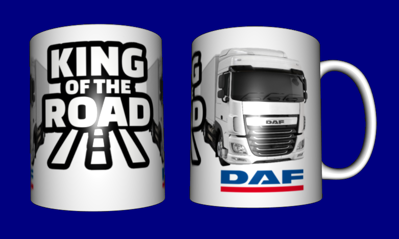 

Кружка водителю / чашка Король дорог DAF
