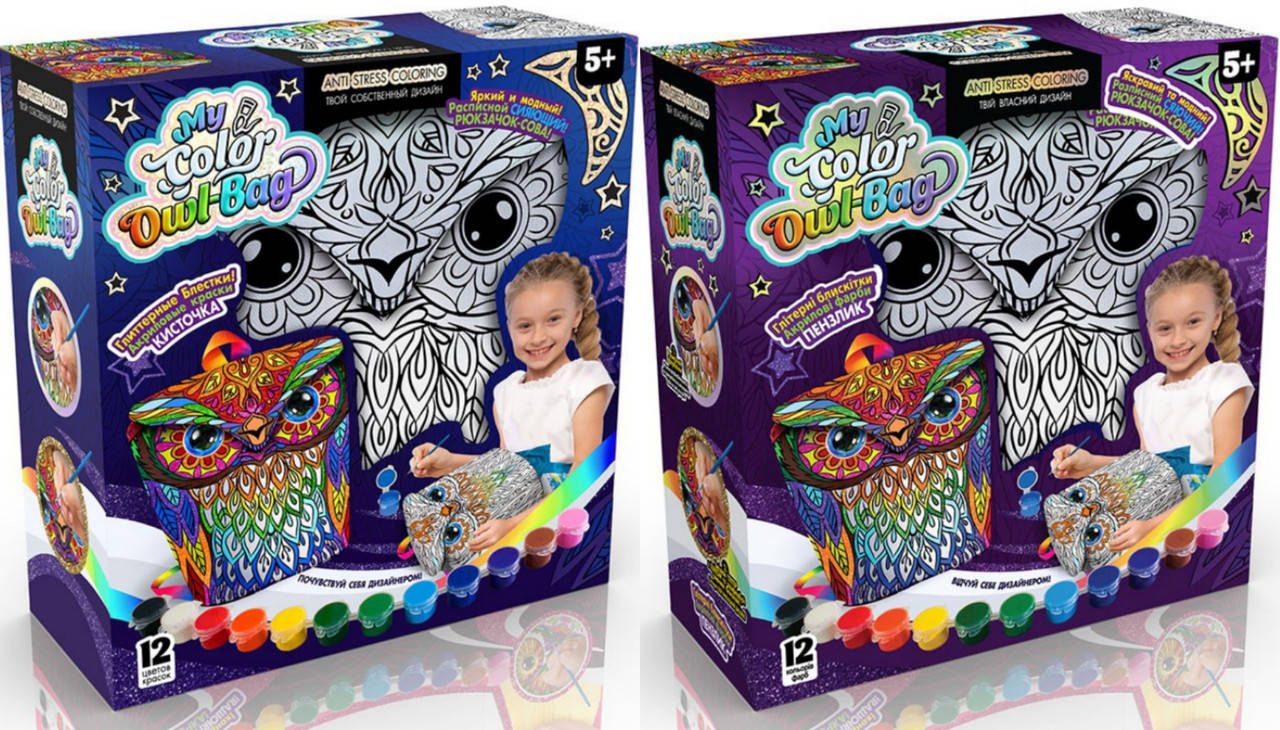 

Набор для творчества "My Color Owl-Bag" Рюкзак-сова Danko Toys