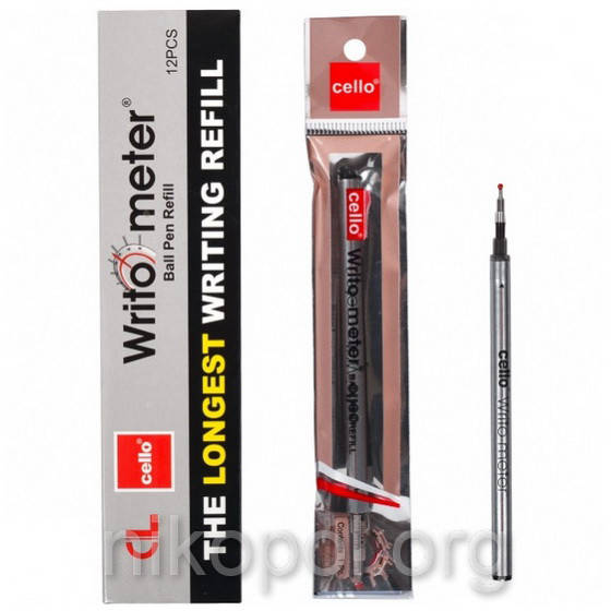 

Стержень масляный Cello Writo-meter 10 км., черный