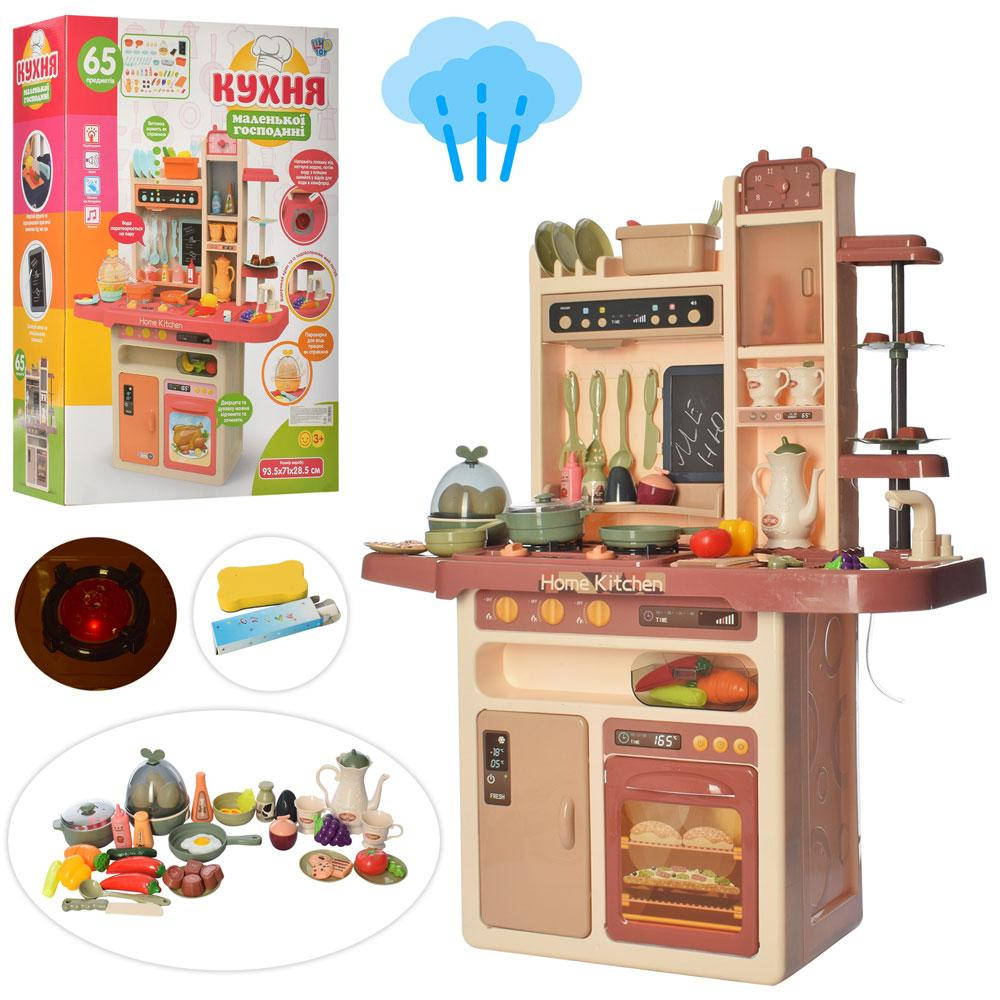 

Детская кухня LIMO TOY 889-212 пар, вода, в коробке, 65 предметов, посуда, мойка, духовка, холодильник