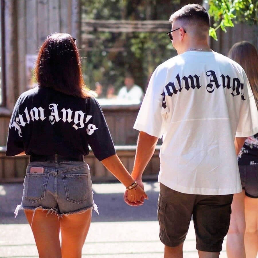 

Стильная футболка с логотипом палм энджелс | Palm Angels