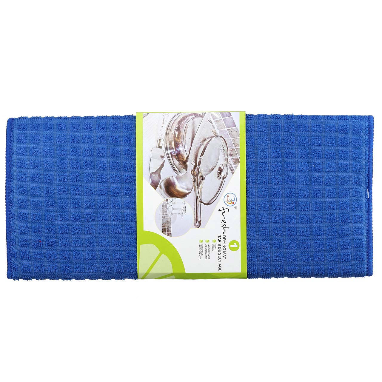 

Коврик для мокрой посуды STENSON "Однотон" 40 х 50 см (H11803/R84153) Синий