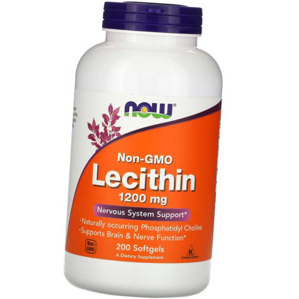 

Лецитин Now Lecithin 1200 mg 200 гел капс