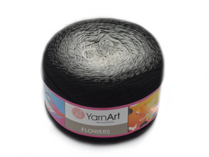 

YarnArt Flowers, №253, Секционное крашение