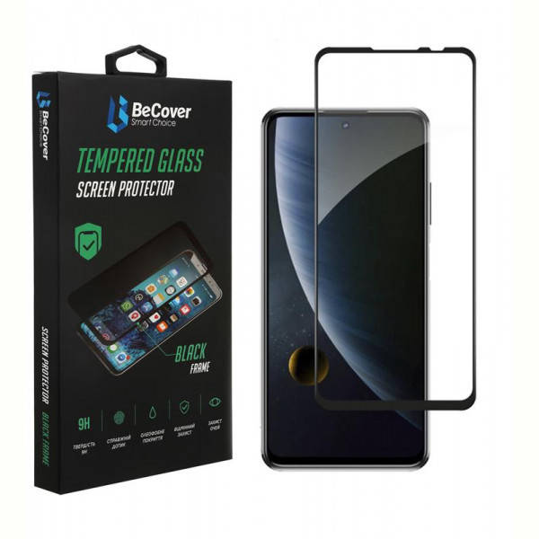 

Защитное стекло BeCover для ZTE Blade V30 Black (706914), Черный