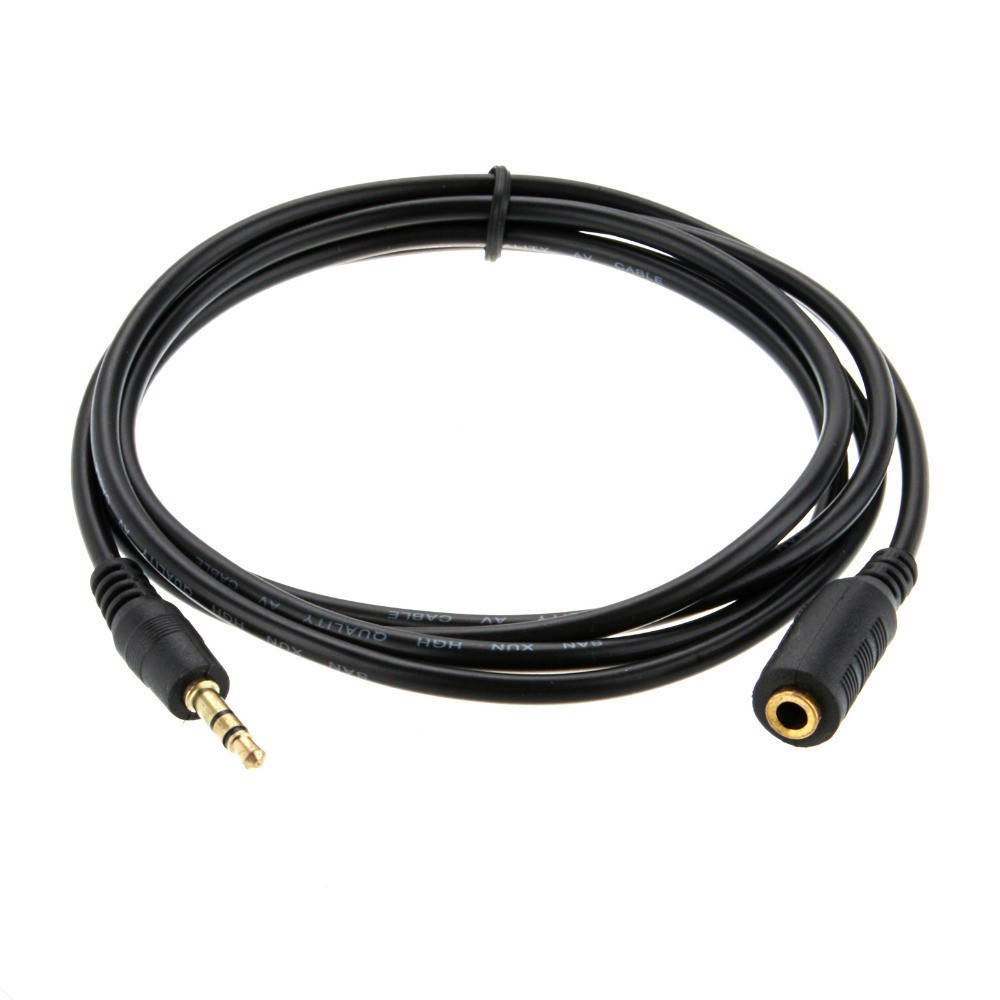 

Удлинитель Audio DC3.5 папа-мама 5.0м, GOLD Stereo Jack, (круглый) Black cable, Пакет Q240
