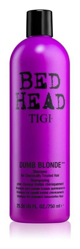 

Шампунь для поврежденных светлых волос Tigi Dumb Blonde Shampoo 750 мл (12974L')