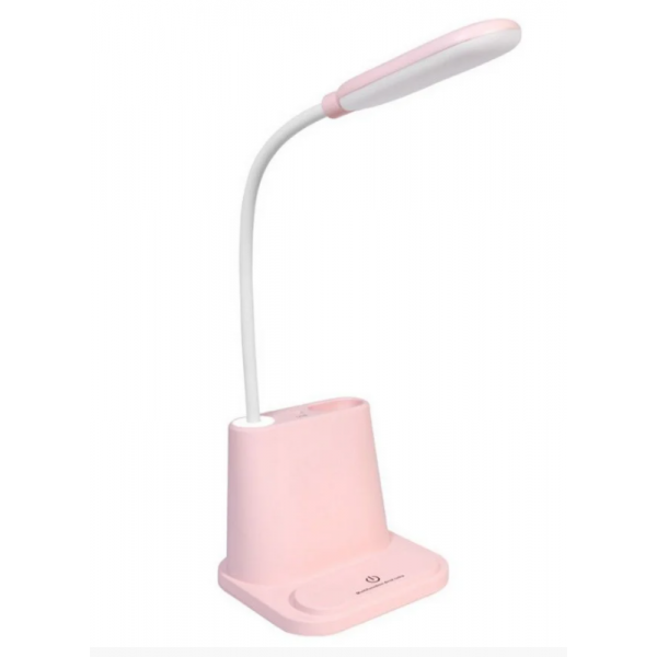 

Led лампа с держателем для телефона multifunctional DESK LAMP, Розовый