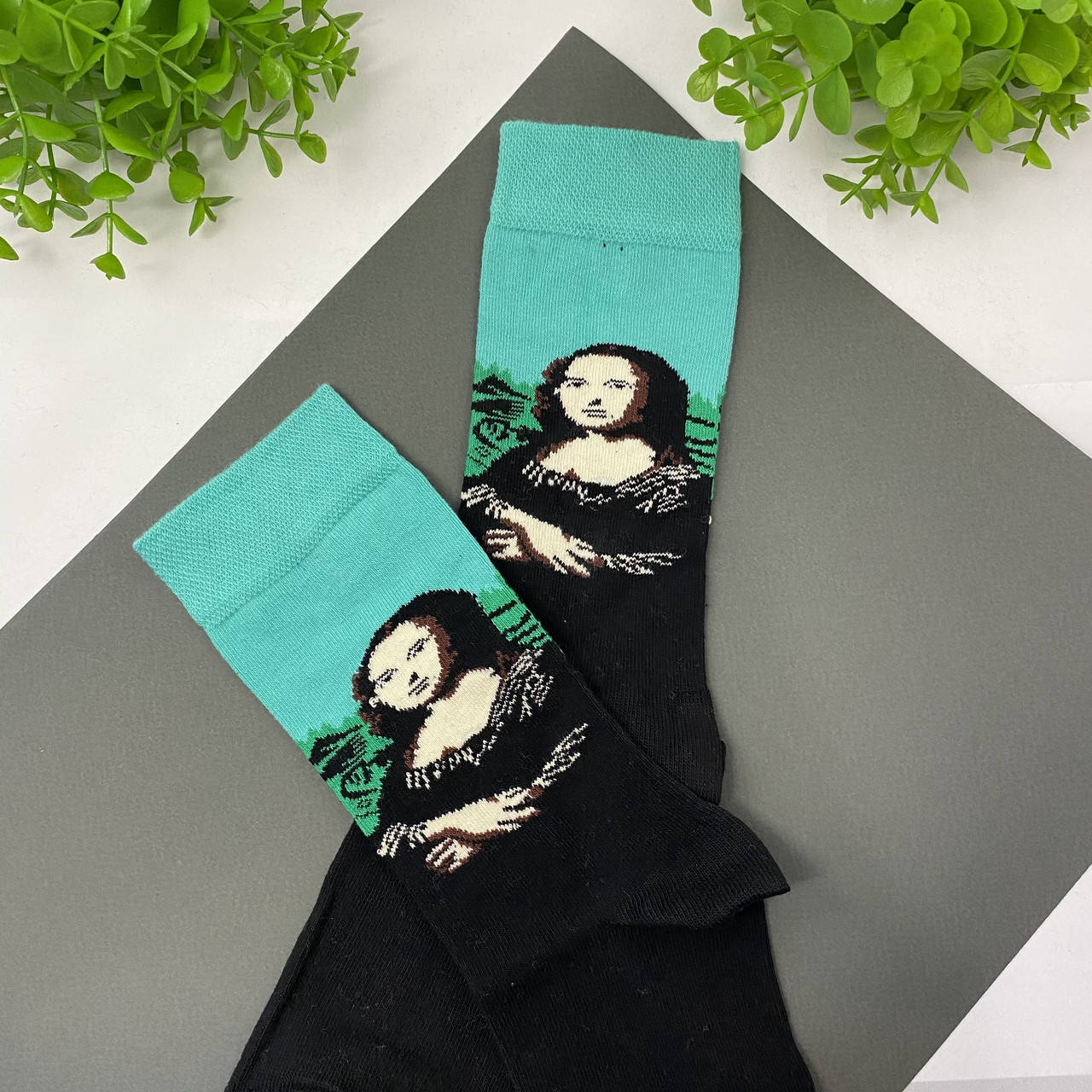 

Носки Мона Лиза зеленые, Зелёный