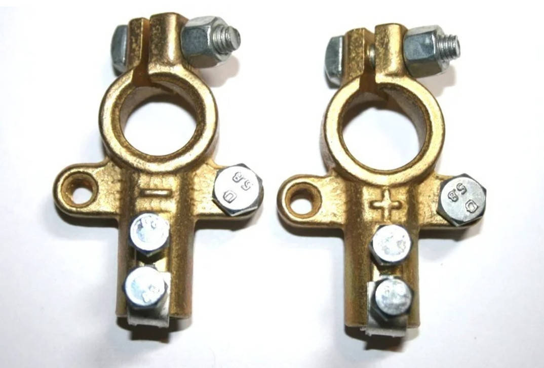 

Клемма Латунь АКБ Евро (косая)