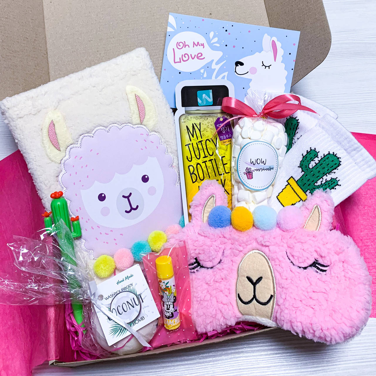 

Подарок для девочки девушки от WowBoxes "Lama Box №7"