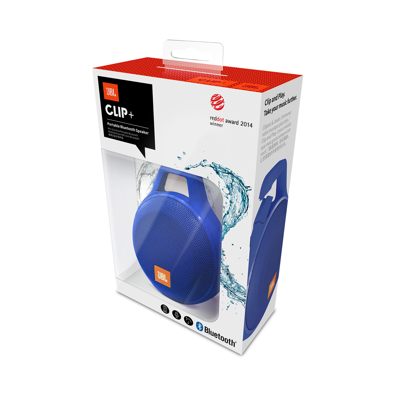 

Портативная Блютуз колонка JBL Clip+ (Синяя)! лучший