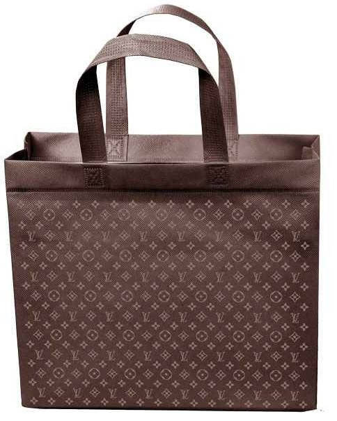 

Еко сумка mini "LV" з замком 320х270х100*25, Коричневый