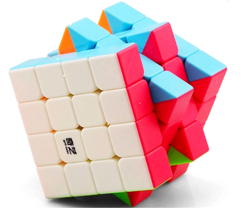 

QiYi QiYuan S2 4x4 stickerless | Кубик Рубика 4x4 Чии С2 цветной