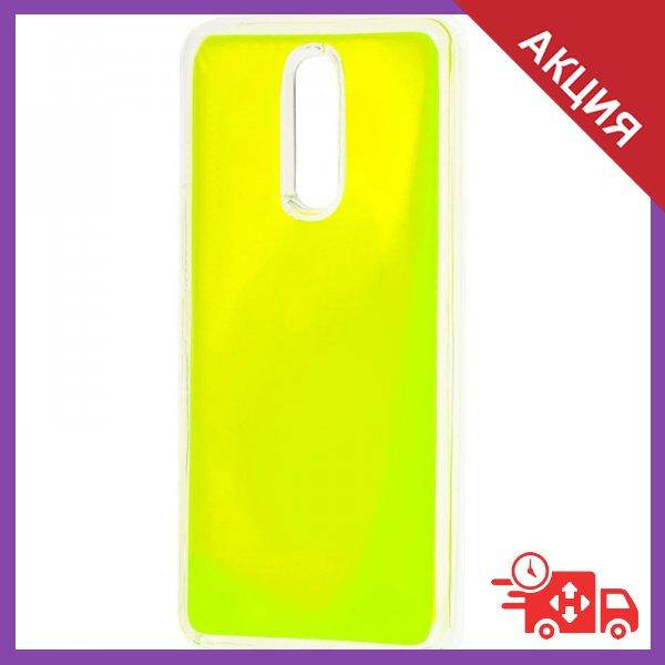 

Чехол с жидкостью на Xiaomi Mi 9T / Сяоми Ми 9Т, Желтый