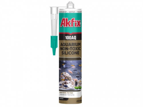 

Силикон аквариумный 100AQ 280мл / 340гр черный Akfix