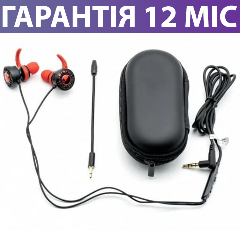 

Игровые наушники XTRIKE ME GE-109, с микрофоном, геймерские "затычки", игровая гарнитура для пк и ноутбука, Черный
