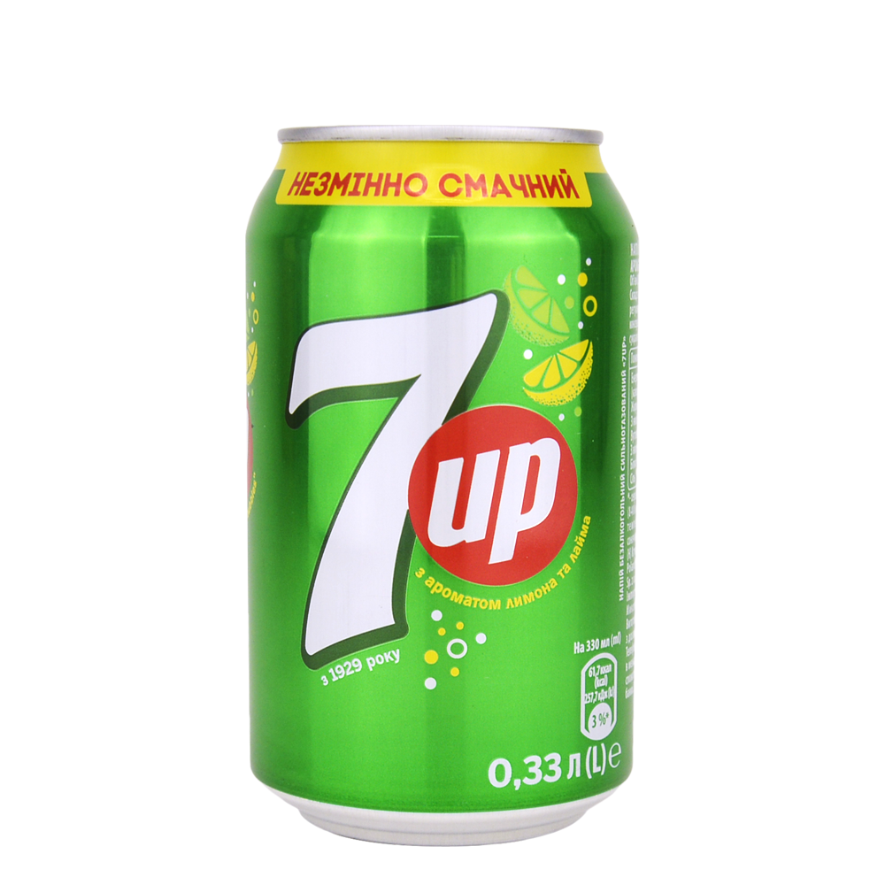 

Напиток 7UP 0.33л ж/б