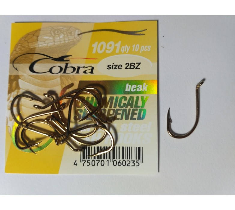 

Крючок универсальный Cobra BEAK 10 pcs. 10