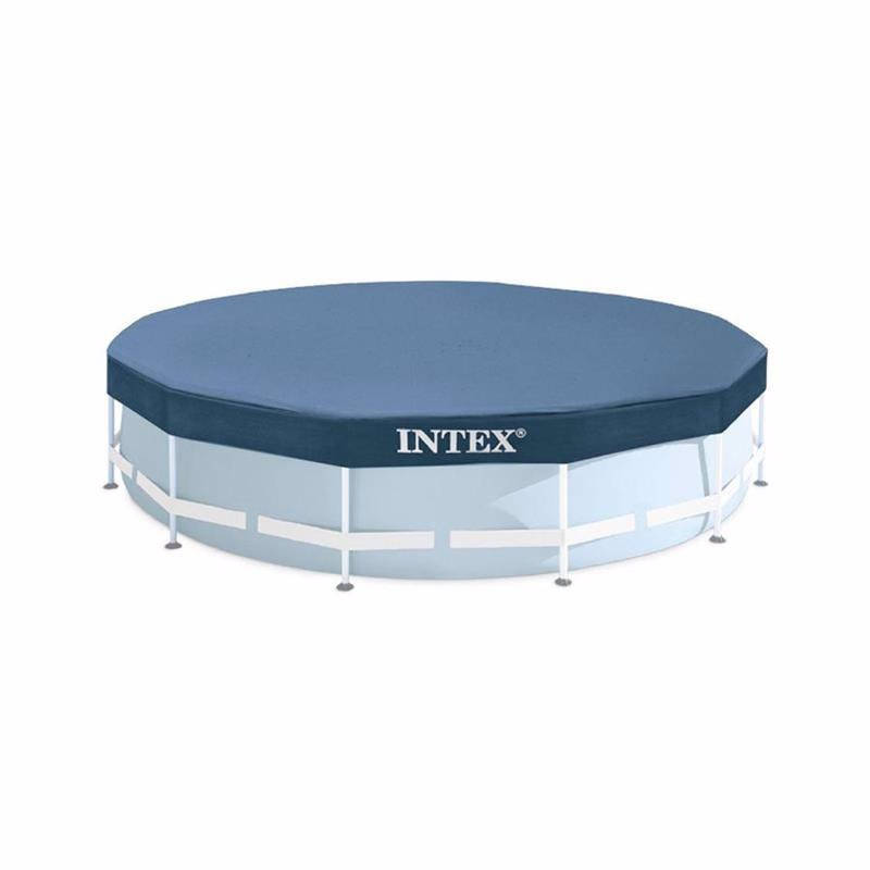 

Тент для каркасного бассейна 305 см Intex 28030, Защитный тент-чехол покрывало из ПВХ